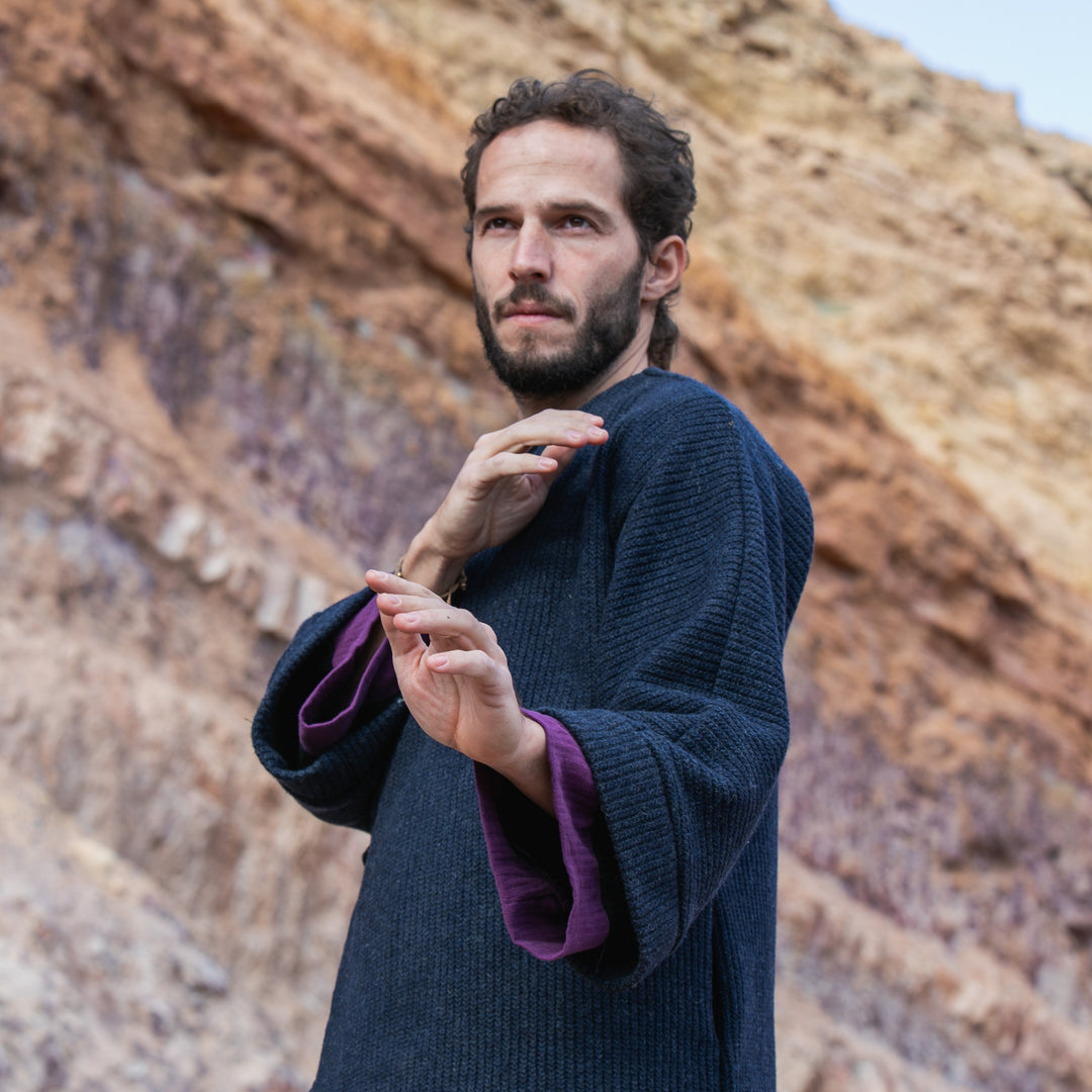 קימונו אגם כחול